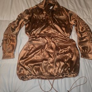 Satin Brown Jacket